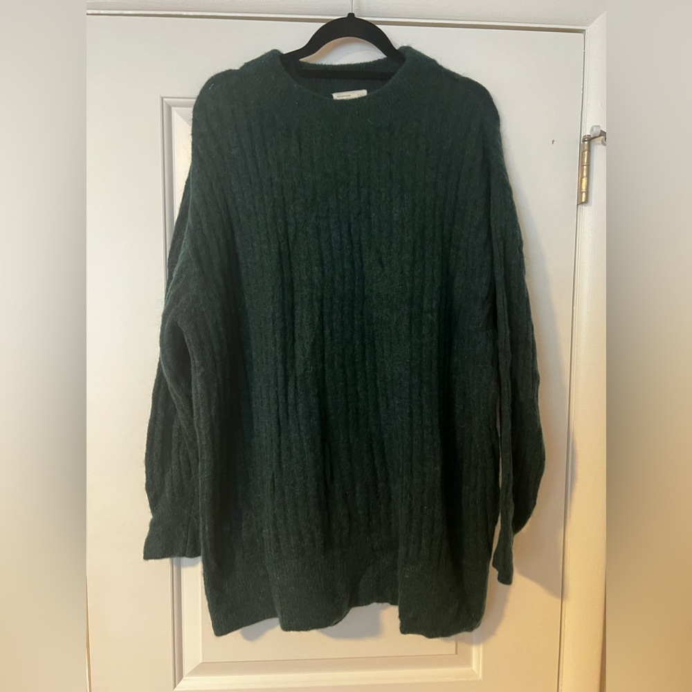 Oversized mohair blend sweater